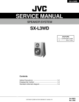JVC SXL-3-WD-Service-Manual
